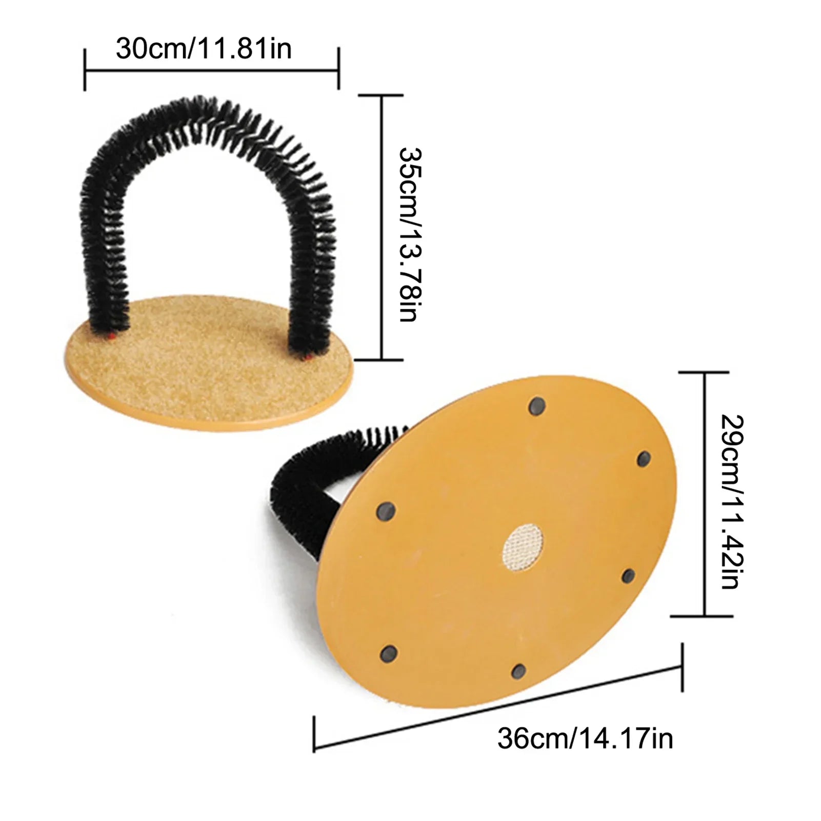 Paws & Claws Cat Arch Self Groomer Massager