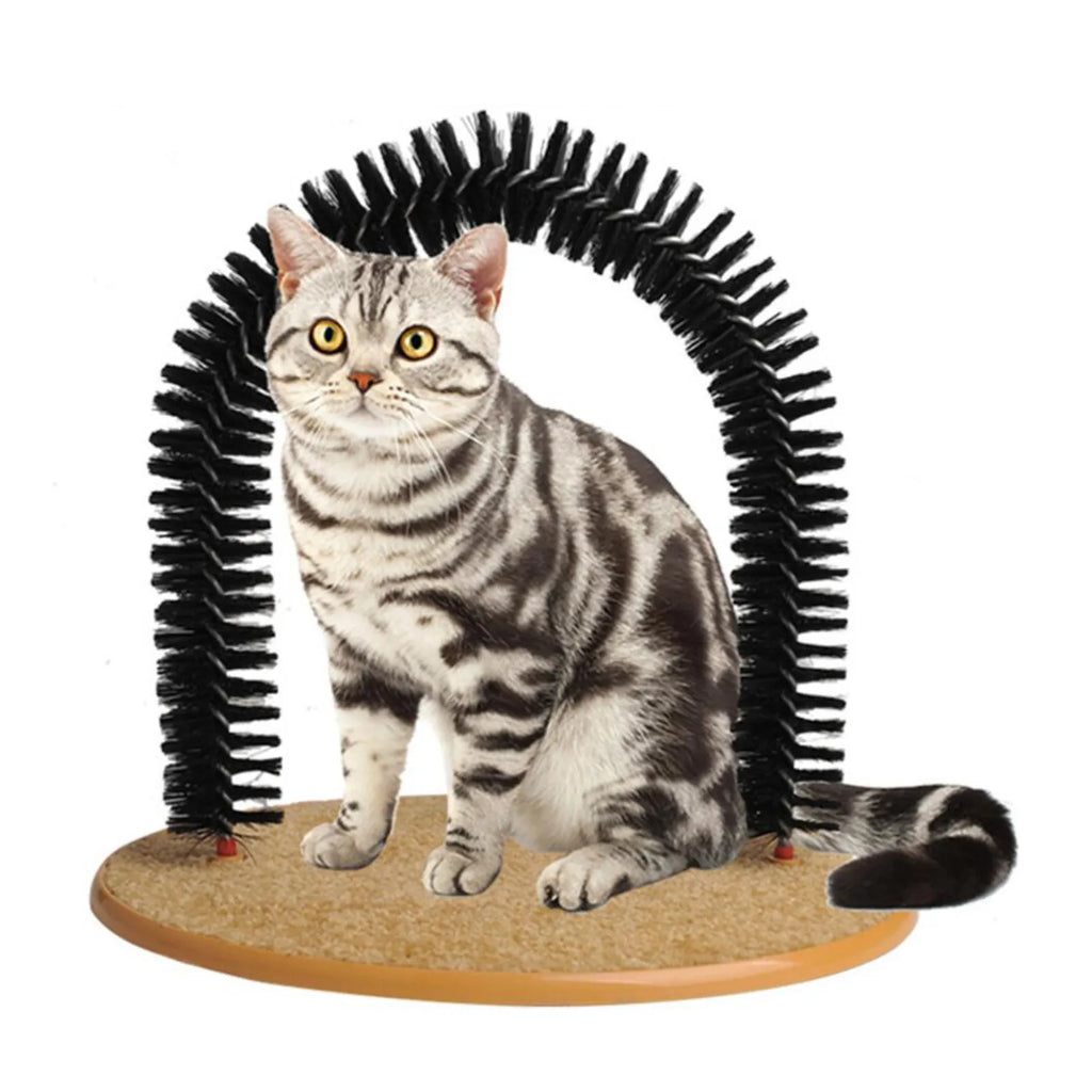 Paws & Claws Cat Arch Self Groomer Massager