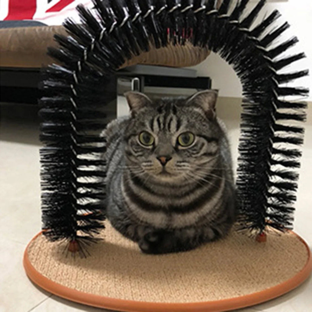 Paws & Claws Cat Arch Self Groomer Massager