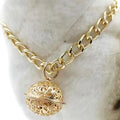 Paws & Claws Cat Chain Collar with Bell