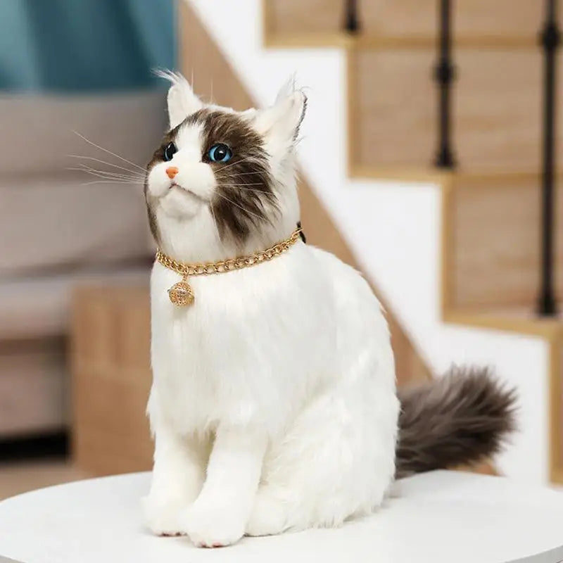 Paws & Claws Cat Chain Collar with Bell